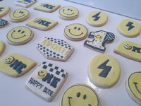 Happy smile cookies, 1 dozen decorated sugar cookies