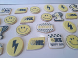 Happy smile cookies, 1 dozen decorated sugar cookies