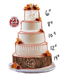 Custom WEDDING CAKE for Vicky F 5 tier