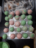 CUSTOM 100 CHRISTMAS CAKE POPS, bulk order, CAKEPOPS, 100 wedding cake pops for bulk order, restaurants food service industry.