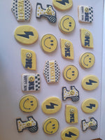 Smile sugar cookies, birthday cookies, 23sweets.com