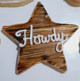 COOKIES, First Rodeo birthday cookies, 1 dozen custom cookies , COOKIES  royal icing DECORATED COOKIES