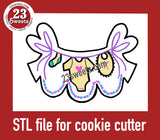 COOKIE CUTTER STL file, “BOW BUNTING ” STL Cookie cutter file, instant download