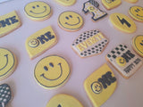 Happy smile cookies, 1 dozen decorated sugar cookies