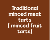 Mincemeat tarts 1 dozen