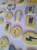 Happy smile cookies, 1 dozen decorated sugar cookies