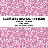 SEAMLESS PATTERN PINK  N PEARLS SEAMLESS PATTERN, charming repeating pattern print, digital file