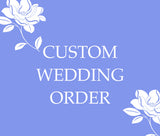 Wedding cake for Tracey WEDDING CAKE, 2 tier ridged custom 8”/6"