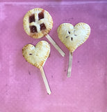 100 PIE POPS, 100 quantity, shipping included, BULK ORDERS AVAILABLE, weddings or Corporate orders