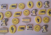 Happy smile cookies, 1 dozen decorated sugar cookies