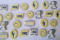 Happy smile cookies, 1 dozen decorated sugar cookies