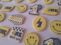 Happy smile cookies, 1 dozen decorated sugar cookies