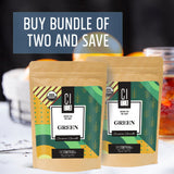 Organic Green tea with Cinnamon - 24 Pyramid Tea Bags