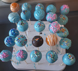 CUSTOM 100 CHRISTMAS CAKE POPS, bulk order, CAKEPOPS, 100 wedding cake pops for bulk order, restaurants food service industry.