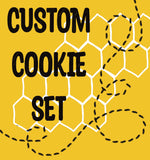 Bear Custom cookie order , 1 dozen custom cookies