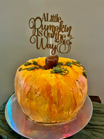 PUMPKIN SHAPED CAKE