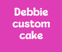 Debbie custom slab cake