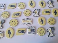 Happy smile cookies, 1 dozen decorated sugar cookies