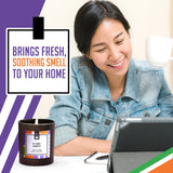 Earl Grey tea scent Soy Wax Candle - Bergamot & Rose - 8 oz