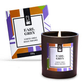 Earl Grey tea scent Soy Wax Candle - Bergamot & Rose - 8 oz