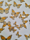 EDIBLE BUTTERFLIES pre cut wafer paper MONARCH  BUTTERFLIES, 32 pre cut pieces, various sizes, wafer paper, cake, cake pops  cake decoration, cupcake toppers
