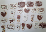 Doctor Appreciation COOKIE order , 1 dozen decorated cookies