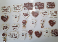 Doctor Appreciation COOKIE order , 1 dozen decorated cookies