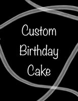 Custom Birthday Cake 2, carrot cake, heart shaped