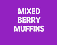 Mixed BERRY Muffins (1 dozen)