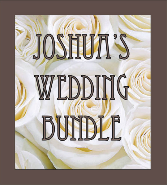JOSHUA'S WEDDING PACKAGE (2 tier CAKE & various DESSERTS to choose from)