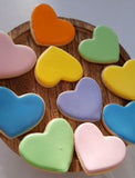 Heart COOKIES Valentine’s Day themed decorated royal iced heart COOKIES 1 dozen cookies