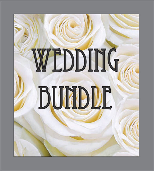 WEDDING BUNDLE (2 tier CAKE & various DESSERTS to choose from)