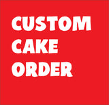 Birthday Cake, Custom RED VELVET birthday cake, 8 inch, Sweet 16 birthday