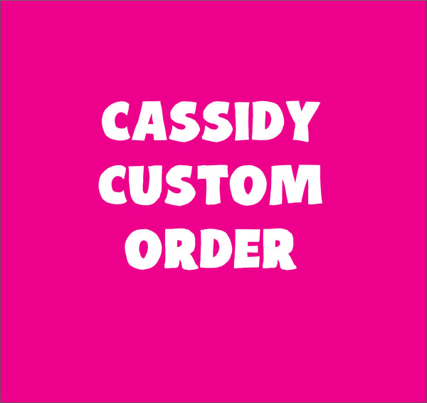 CASSIDY CUSTOM COOKIE & PIE POP ORDER