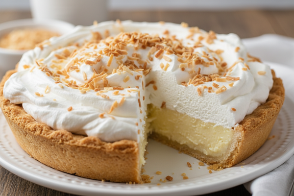 COCONUT CREAM PIE , 9 inch pie, made fresh for you – 23sweets