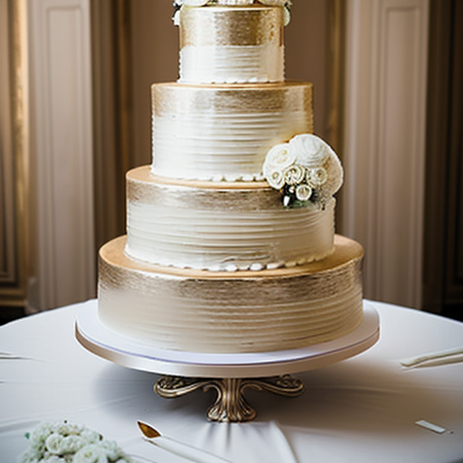 Copy of Wedding Cake 4 tier cream off white, elegant simple,  wedding cake with faux roses, 6 , 8 , 10, 12" inch round tiers