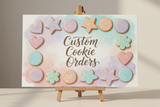Jane Custom cookie order , 1 dozen custom cookies