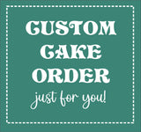 2 CUSTOM CAKES, 8 inch rounds, themed cakes