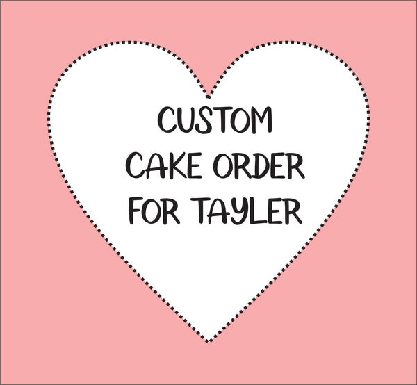 CUSTOM HEART CAKE FOR TAYLER Heart cake 8 inch wedding cake 8 inch with shipping