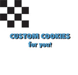 Cookies, Custom cookies for birthday party, by the dozen race themed