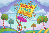 Cake, Custom cartoon sports team styled cake 6 inch birthday cake. Cake