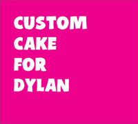 Dylan custom cake 6 inch round