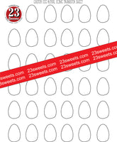 ROYAL ICING TRANSFER SHEET: EASTER EGGS