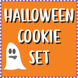 Halloween Cookie Box Cookie set, gift boxed, Customized COOKIES decorated royal iced COOKIES 3 cookies