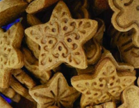 Cookies, GINGERBREAD mini stars, 24 mini cookies,