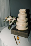 4 tier vintage cake, retro cake Lambeth style  WEDDING CAKE  round cakes, delivery is extra