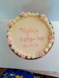 Custom Baptism cake, 6” or 8” round available