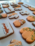 Baby shower “a little pumpkin is on the way” Fall themed baby shower COOKIES  royal icing DECORATED -COOKIES