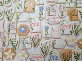 Wildflower Custom Cookie Order, 1 dozen custom cookies, Wild and one-derful themed