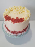 Birthday Cake, Custom RED VELVET birthday cake, 8 inch,